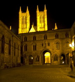 cathedral gateway night